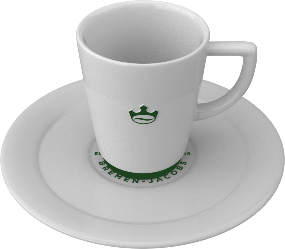 Jacobs Cappuccino Tasse mit Untertasse Jacobs Cappuccino Tasse mit Untertasse