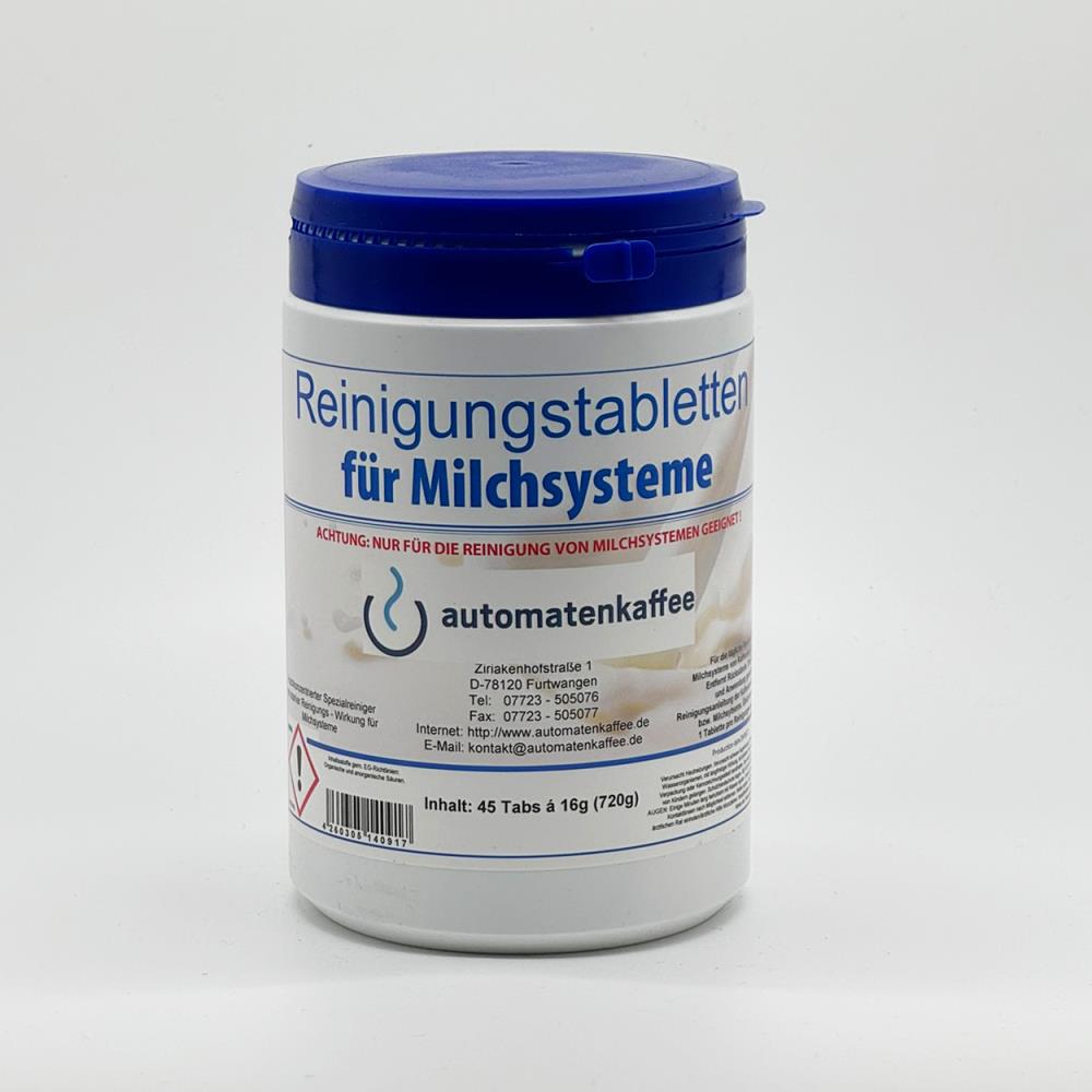 Reinigungstabletten für Milchsysteme 16g Reinigungstabletten für Milchsysteme 16g