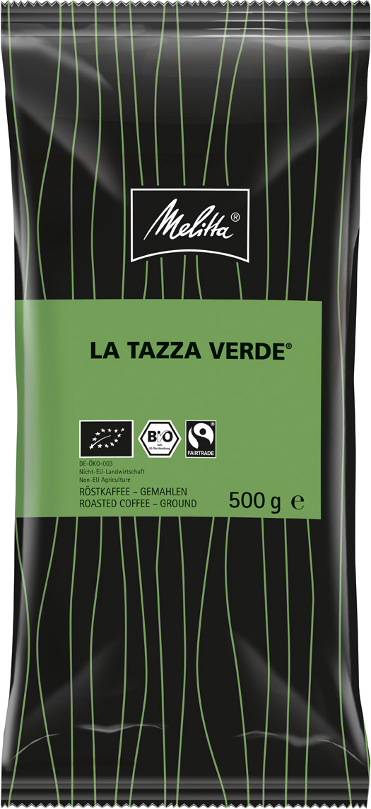 Melitta La Tazza Verde Bio/Fair gemahlen Melitta La Tazza Verde Bio/Fair gemahlen
