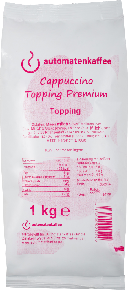 Cappuccino Topping Premium