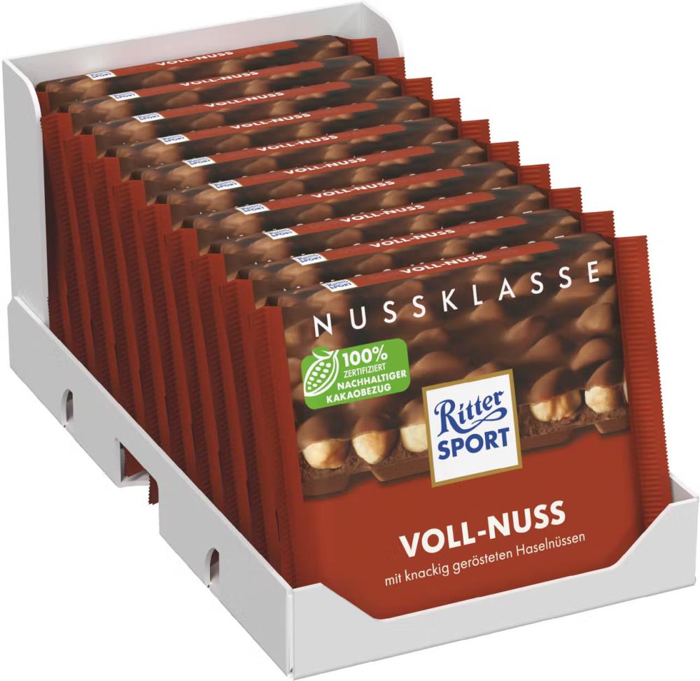 Ritter Sport Vollnuss 10 x 100g Ritter Sport Vollnuss 10 x 100g