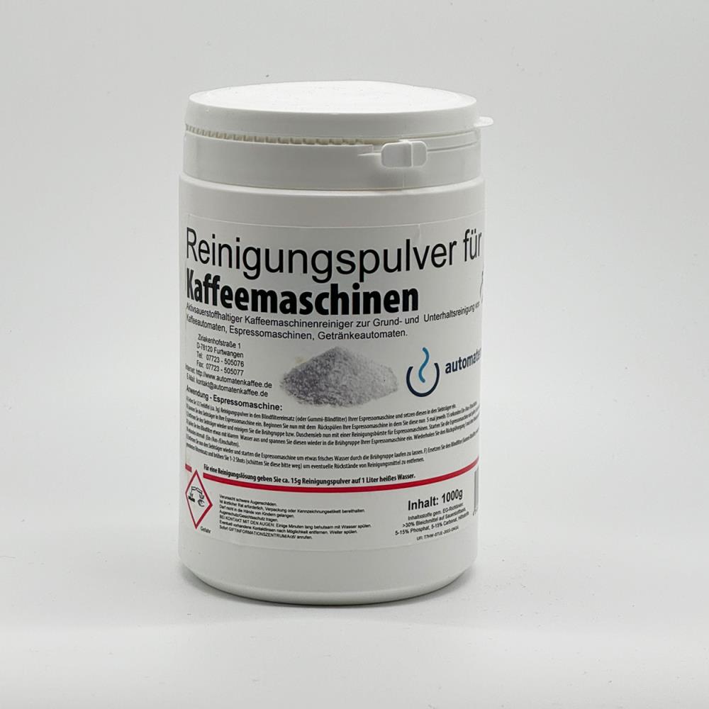 Reinigungspulver für Kaffeemaschinen 1000g Reinigungspulver für Kaffeemaschinen 1000g