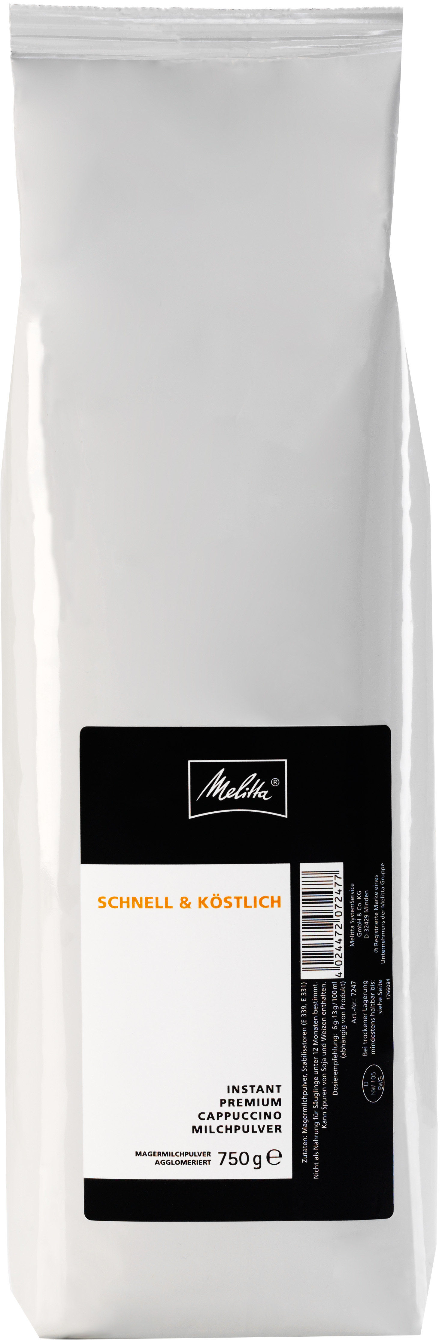 Melitta Instant Premium Cappuccino Milchpulver